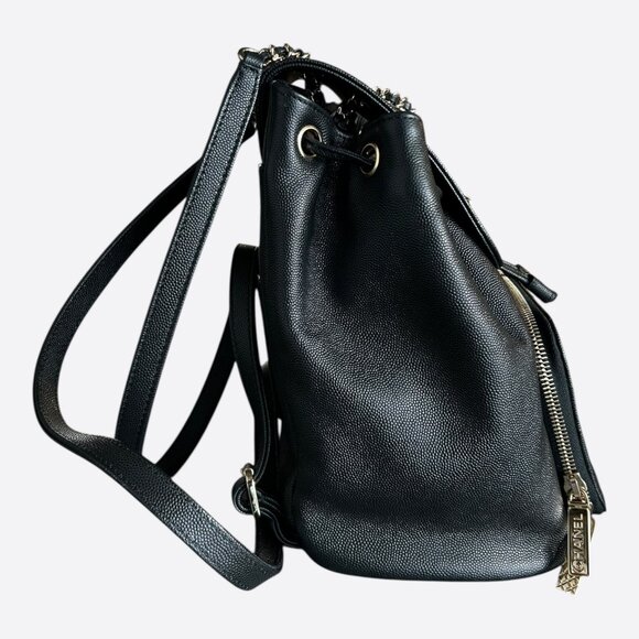 Chanel Black Caviar Quilted Business Affinity Backpack - Picture 2 of 7